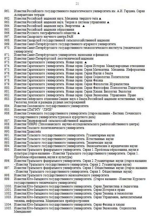 список журналов ВАК, журналы списка ВАК, журналы для публикации статей аспирантов, где опубликовать научную статью