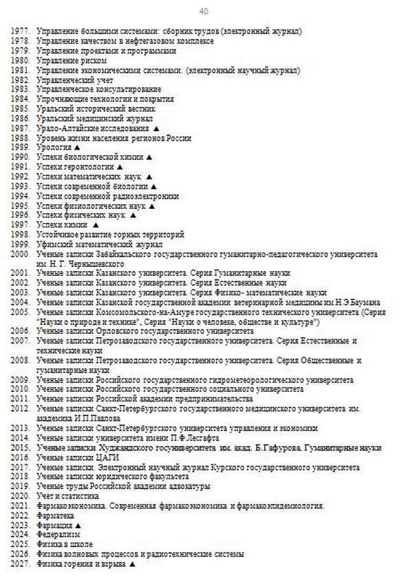 список журналов ВАК, журналы списка ВАК, журналы для публикации статей аспирантов, где опубликовать научную статью